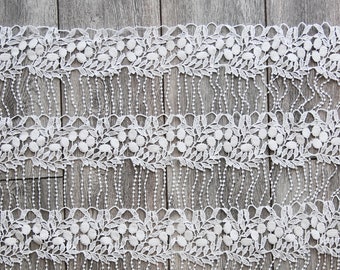 Curtain veiling macramé Breeze bise vintage Style shabby chic Manufacture Française cantonnière