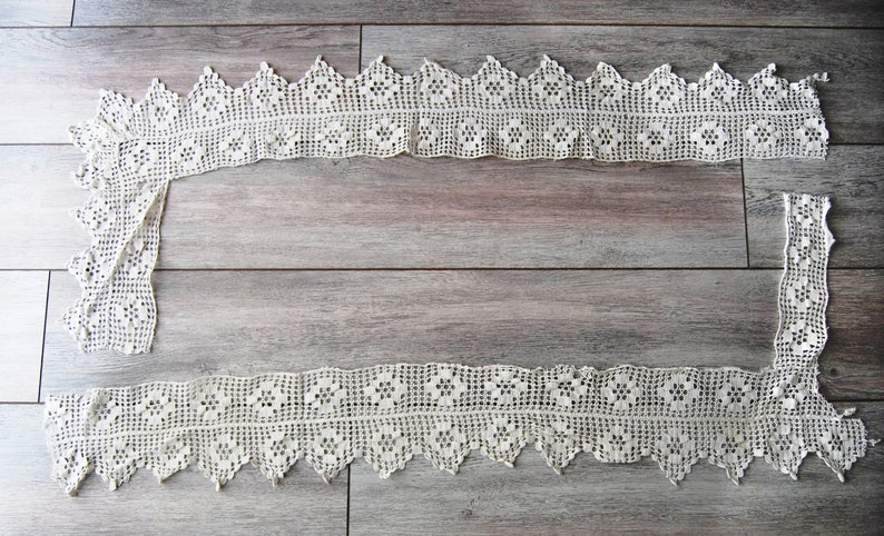 Dentelle Ancienne Vintage – Bon état – Origine France