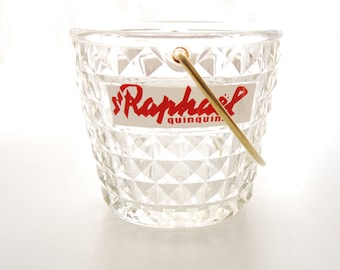 St Raphaël Quinquina ice cube bucket advertising year 1950