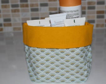 Basket of bath - reversible - pattern range - washable