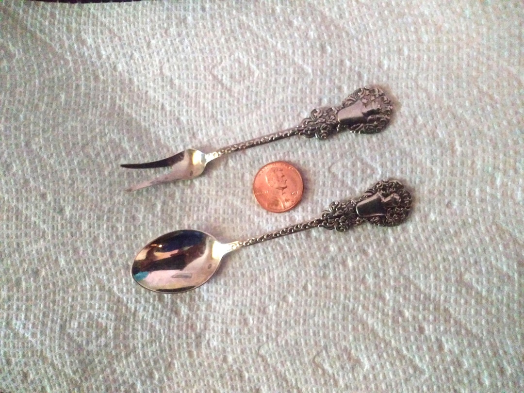 Demitasse/cocktail Fork Set EPNS Made in Sweden Etsy