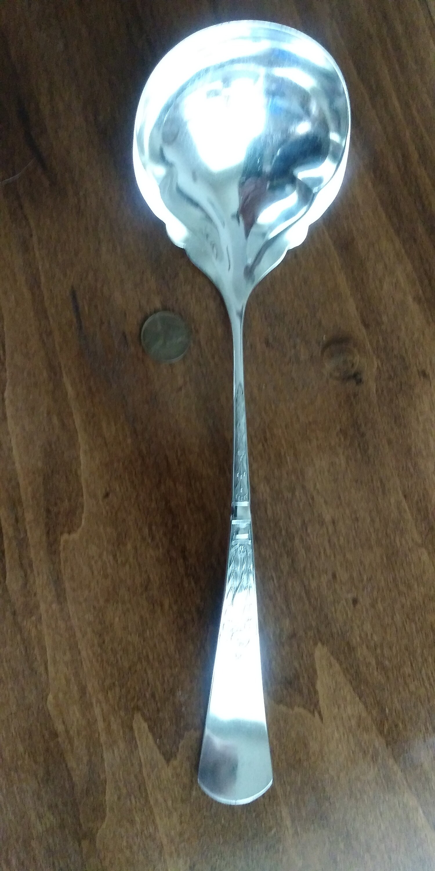 OYSTER LADLE Pattern unique silverplate 1879 Etsy