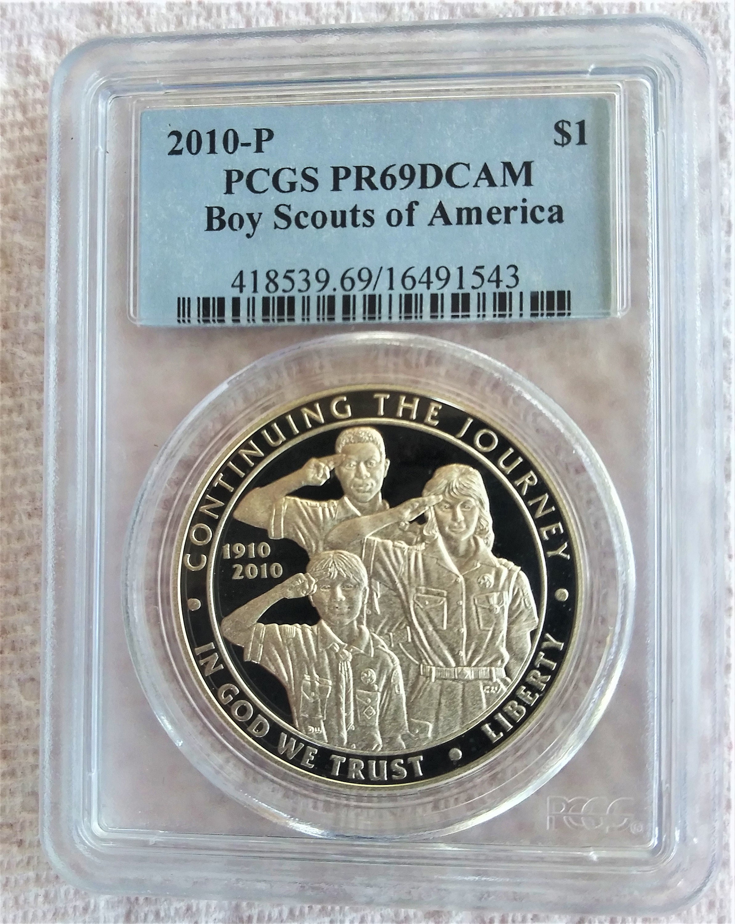 2004-P US Thomas Alva Edison Commemorative Proof Silver Dollar PCGS PR69 DCAM 