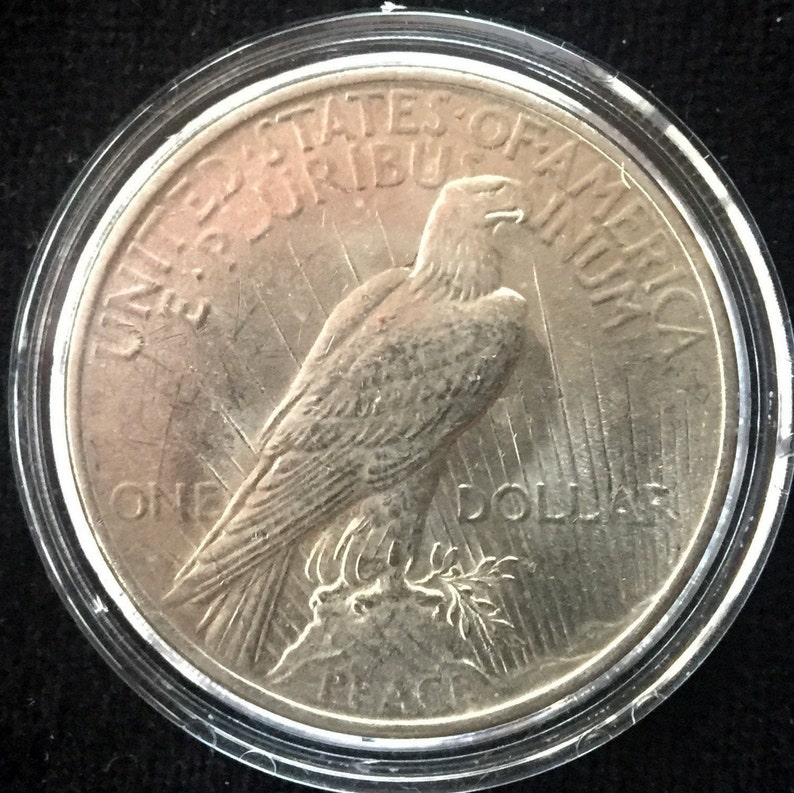 90/% Silver U S Silver Dollar Philadelphia 1924 Peace Dollar Ungraded No Mint Mark
