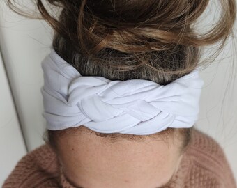 Chunky Sailor Knot-hoofdband voor volwassenen, zachte en rekbare tulbandhoofdband voor volwassenen, hoofdbanden voor dames
