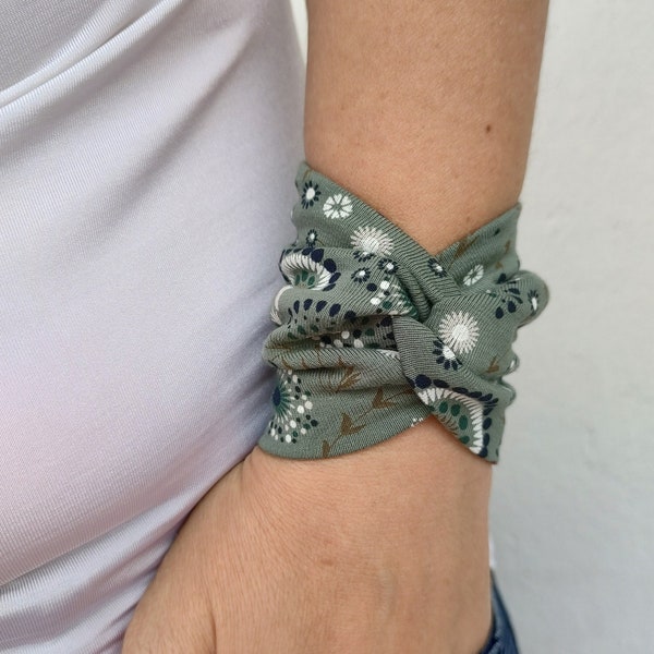 Pissenlits bio olive twist poignet manchette bracelets pour enveloppes de poignet bracelets mode poignet ados poignet tatouage couverture tissu bijoux cicatrice crique