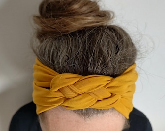 Chunky Sailor Knot-hoofdband voor volwassenen, zachte en rekbare tulbandhoofdband voor volwassenen, hoofdbanden voor dames