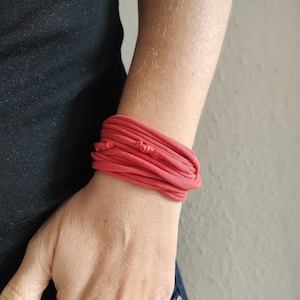 Cinnamon Wrist Cuff Bracelet, Wrap Bracelet, Cuff Black Bracelet, Cotton Bracelet, Wrist Tattoo Cover Up Wrist Covers, Wristband Scar Cover