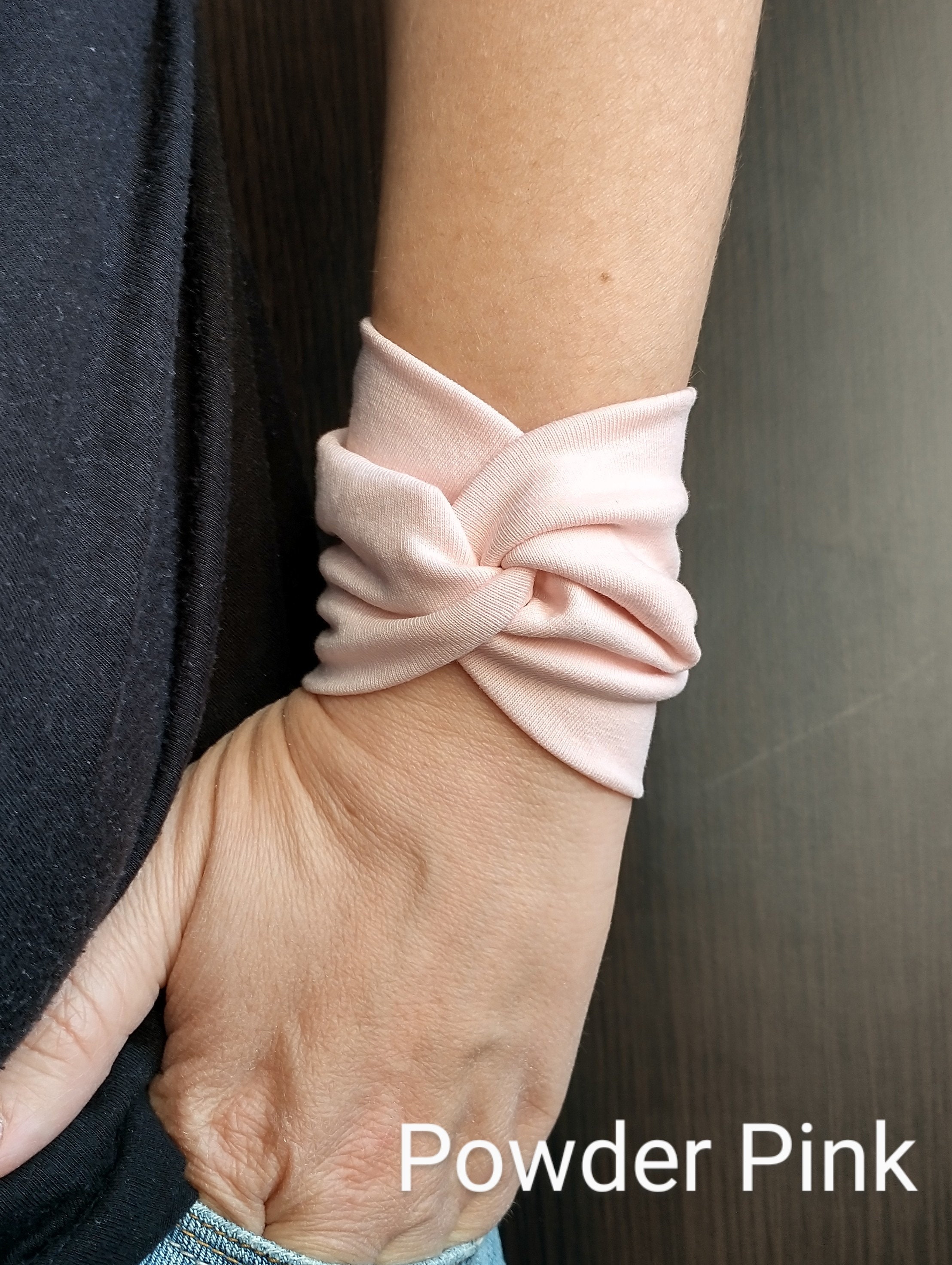 Black Twist Wrist Cuff Bracelet Wrist Wrap Bracelets Fashion Etsy