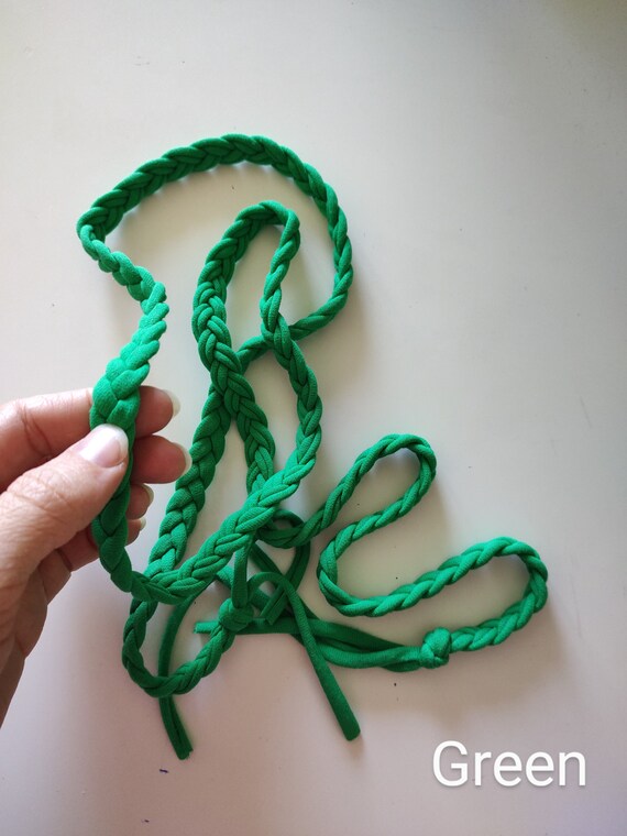 Braided hot sale cotton belt