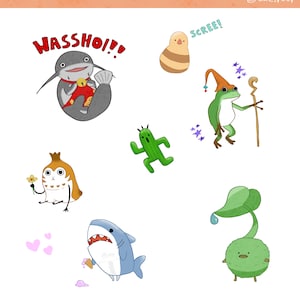 Final Fantasy XIV Minion Sticker Set