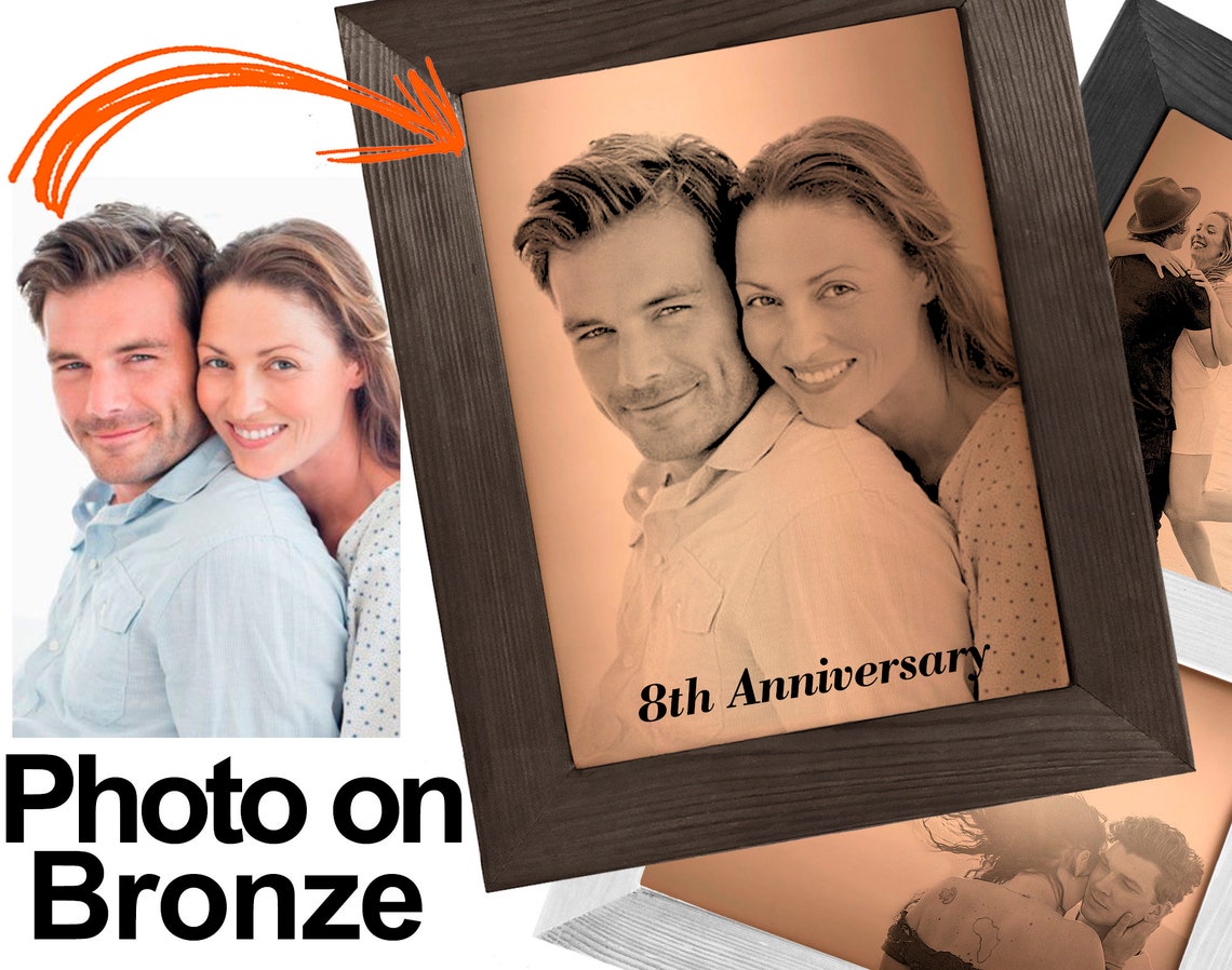 8th Anniversary Gift bronze anniversary gifts for men 8 year Etsy