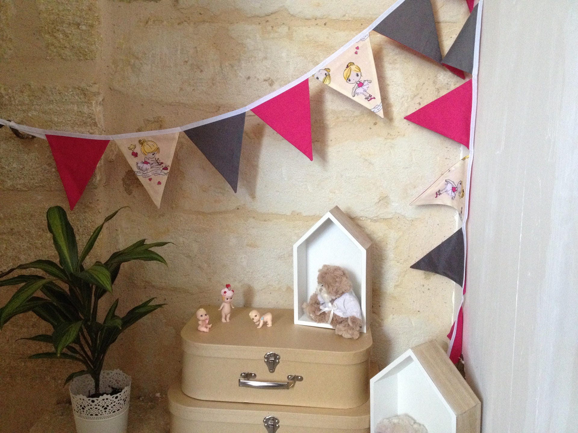 Guirlande Décorative de 15 Fanions Petite Danceuse