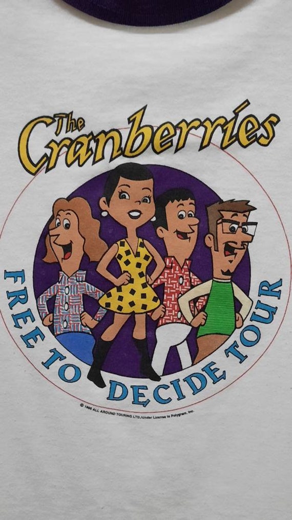 Vintage 90s The Cranberries free to decide tour Pr