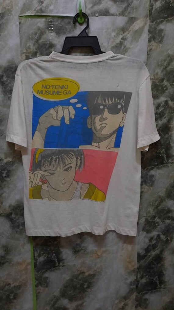 Vintage 90s Japan Anime Bigprint T Shirt - image 1