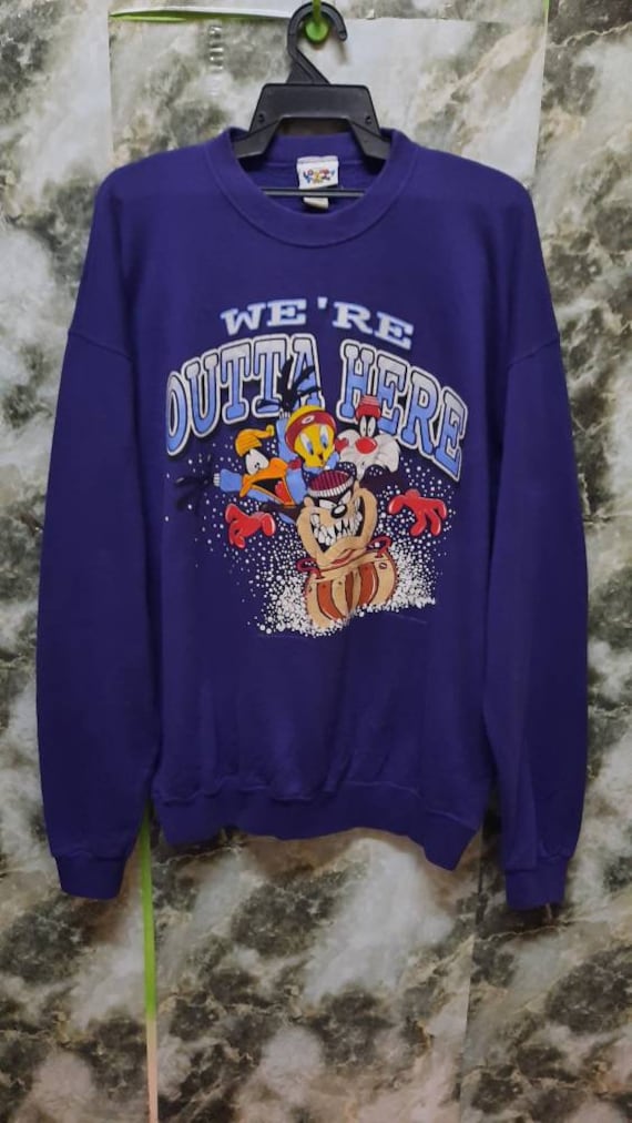 Vintage 90s Looney Tunes Cartoon Network Sweatshir
