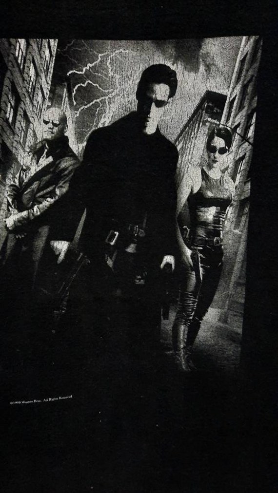 Vintage 90s The Matrix Movie Promo T Shirt