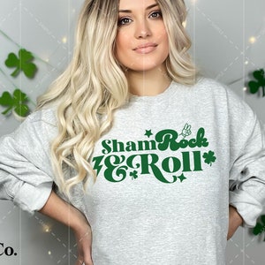 Shamrock & Roll SVG PNG JPG Bundle - 3 Designs, St. Patty&#39;s Day