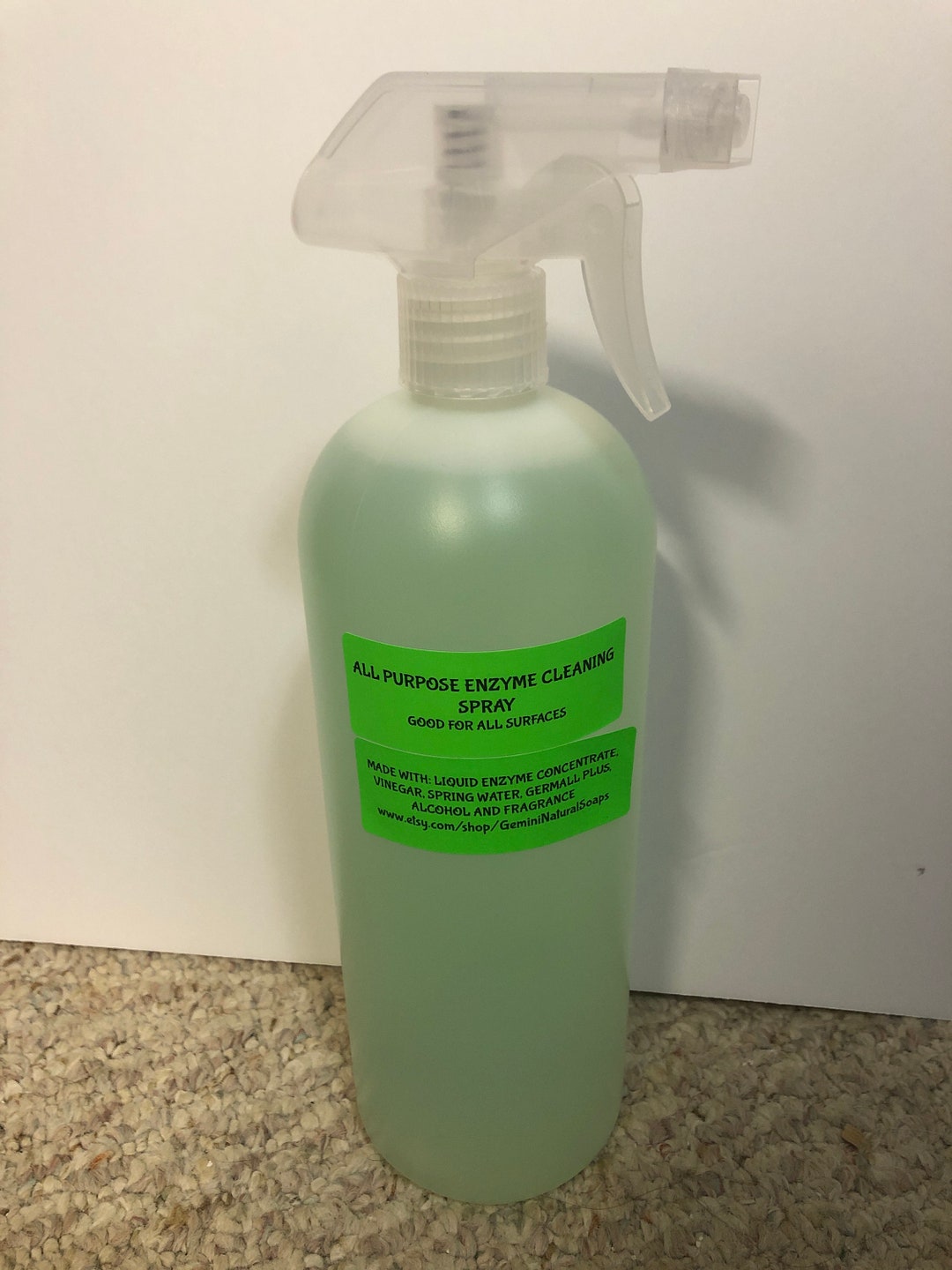 All Purpose Enzyme Cleaner 32 Ounce Spray Bottle Etsy