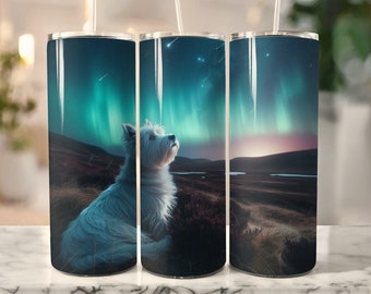 Northern lights tumbler