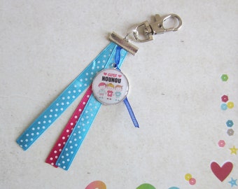 Gift for nanny/nursery Assistant: "Nanny" keychain