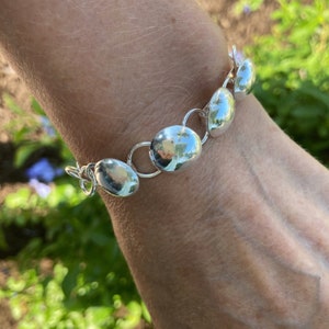 sterling silver artisan bracelet