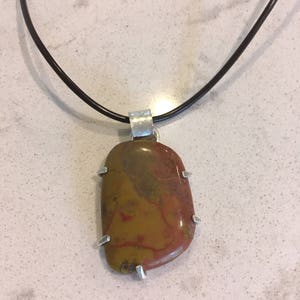 Brown agate necklace image 5