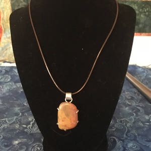 Brown agate necklace image 4