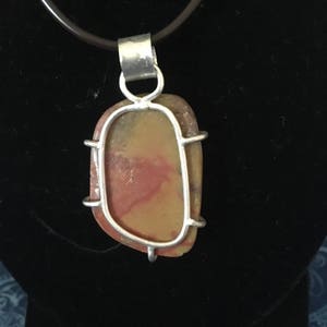 Brown agate necklace image 3