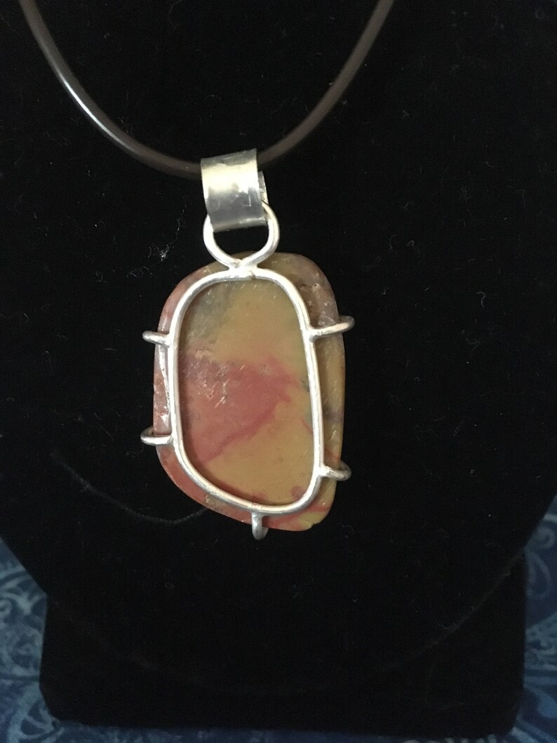 Brown agate necklace image 3