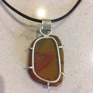 Brown agate necklace image 6