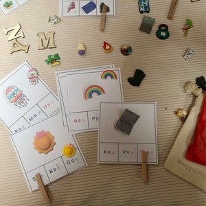 Set 1 phono Games, Reading Sounds, Activities Booklet, Phonology, The Pointed Wolf Montessori, learning reading sounds, kindergarten image 9