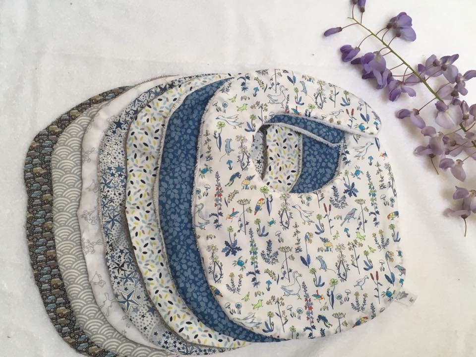 Baby Bib Real Liberty Of London Baby Birth Gift Girl Gift Etsy
