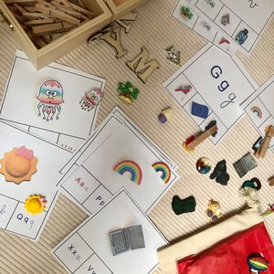 Set 1 phono Games, Reading Sounds, Activities Booklet, Phonology, The Pointed Wolf Montessori, learning reading sounds, kindergarten image 5