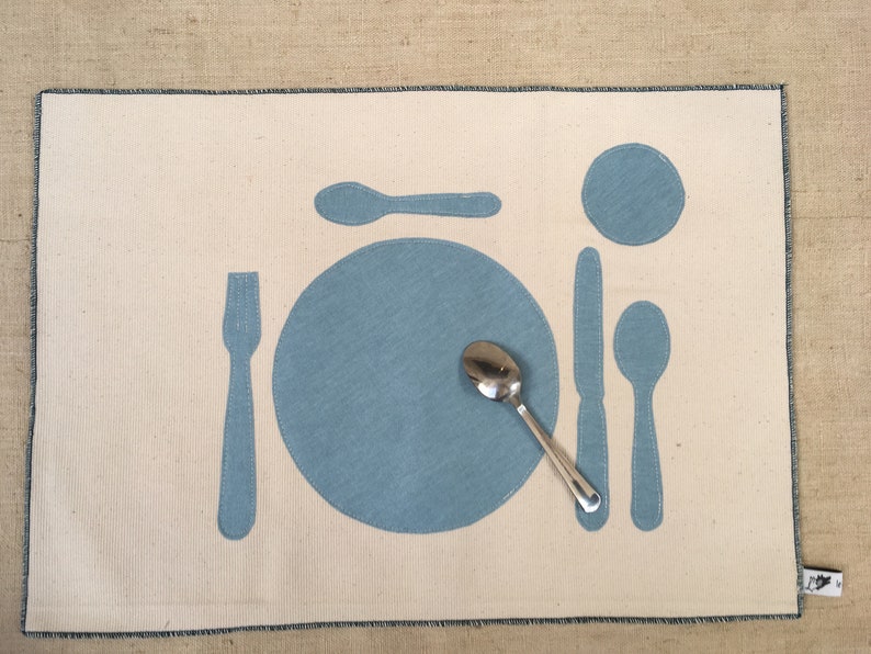 Montessori Table Set 1 Table Set And 1 Elastic Bib Delivered Etsy