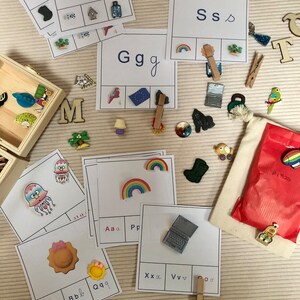 Set 1 phono Games, Reading Sounds, Activities Booklet, Phonology, The Pointed Wolf Montessori, learning reading sounds, kindergarten image 6