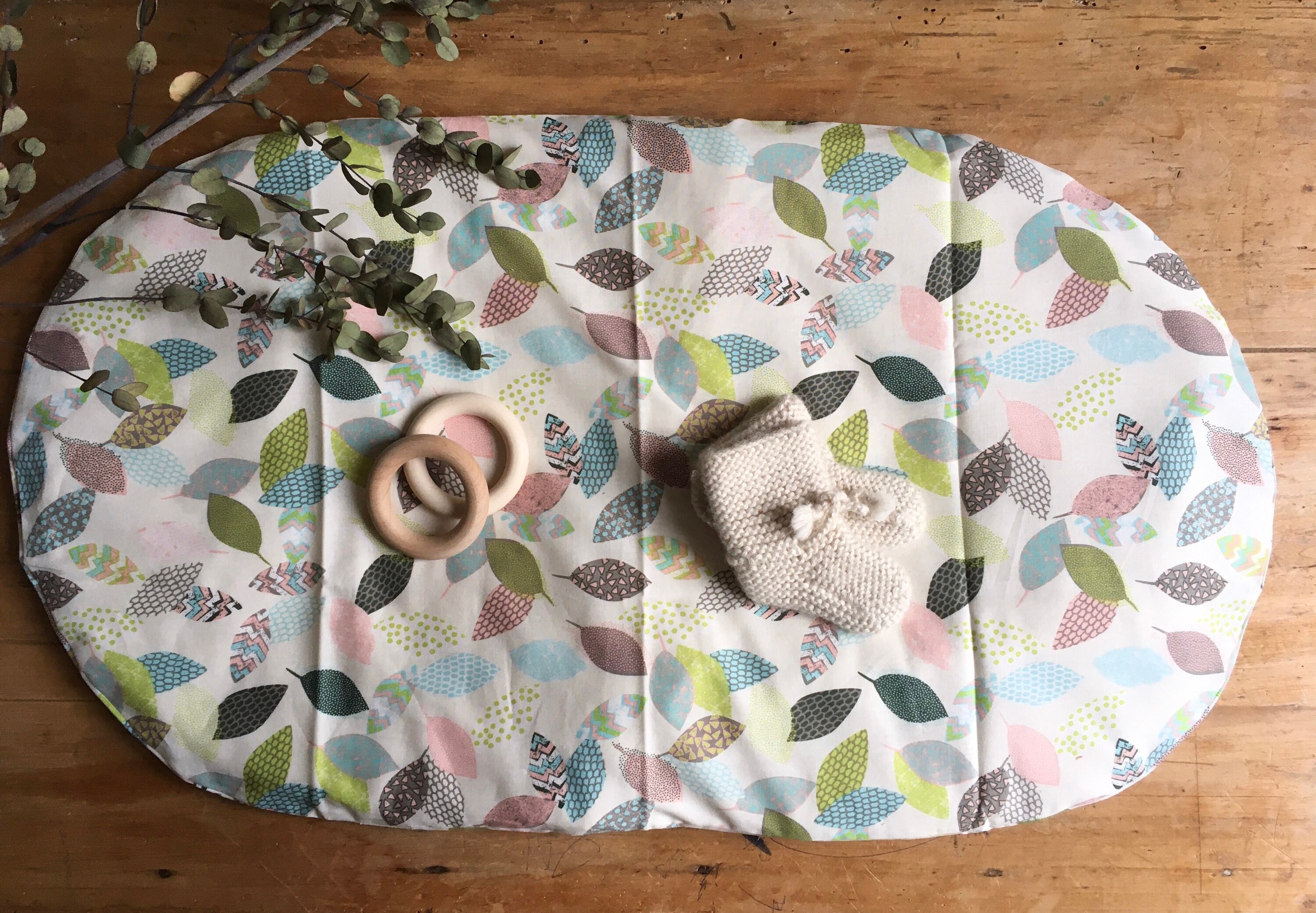 Topponcino Montessori, Housse Feuillage Bio Gots, Coton France, Favorise Sommeil Bebe, Cododo, Allai