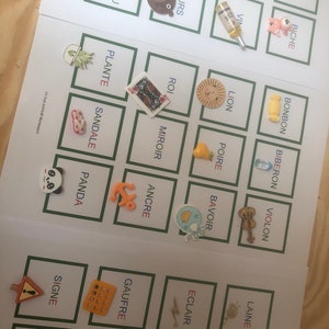 LESEKARTEN #3, Wörter + Sätze zum Lesen, GRÜNE Montessori-Serie, DIGRAMME, Karten, Lesen lernen, pädagogisches Lehrmaterial Bild 5