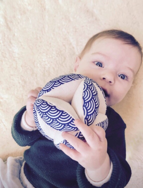 Balle Prehension Bebe Montessori Balle Eveil Tissu Liberty Etsy