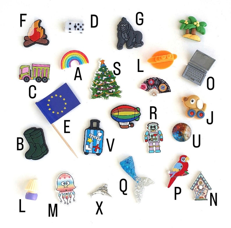 CARDBOARD SOUND BOX, Phonology box, reading, Montessori, miniature objects, Alphabet, educational material, nursery reading image 6