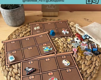 Phonologie-Aktivität, 54 Miniaturobjekte für den Klangunterricht, Montessori, Weihnachtsspielzeug zum Aufbewahren, Klangangriff, pädagogisches Lehrmaterial