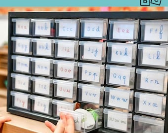 Montessori Sound Box – Alphabet & Phonology – Miniature Objects – Ages 3+ – Reading Preparation – Preschool – Educational Gift