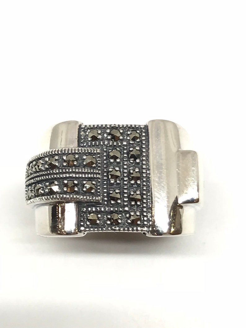 Bague en argent sterling : masque de Vendetta anonyme, émail noir Italie Comedia del Arte - France