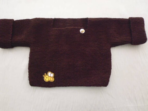 Pull Tube Bebe Tricote Main 3 Mois Etsy France Pull Tube Bebe Tricote Main 3 Mois Etsy France