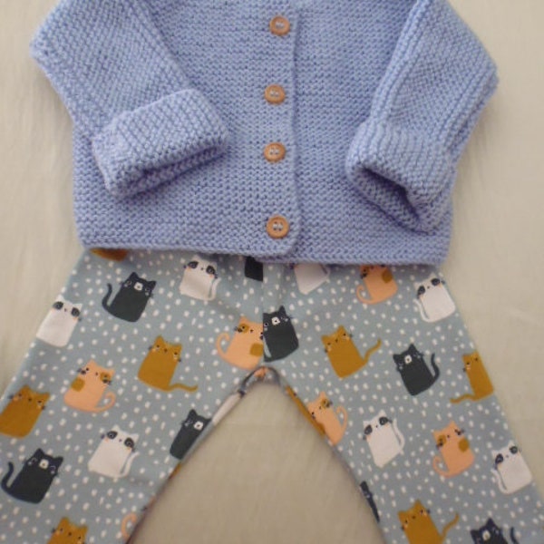 Ensemble bébé brassière et pantalon 3 mois