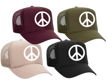 PEACE SIGN - Trucker Hat (multiple colors)
