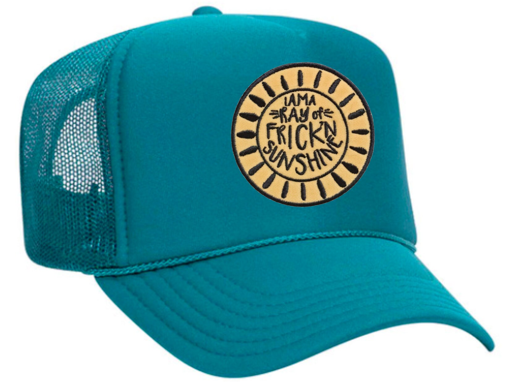 RAY of FREAKING SUNSHINE - Embroidered Patch Trucker Hat 