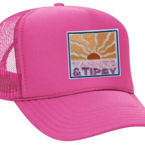 TANNED & TIPSY - colorful trucker hat (multiple colors)