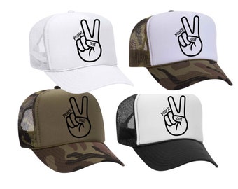 PEACE OUT - Trucker Hat (multiple colors)
