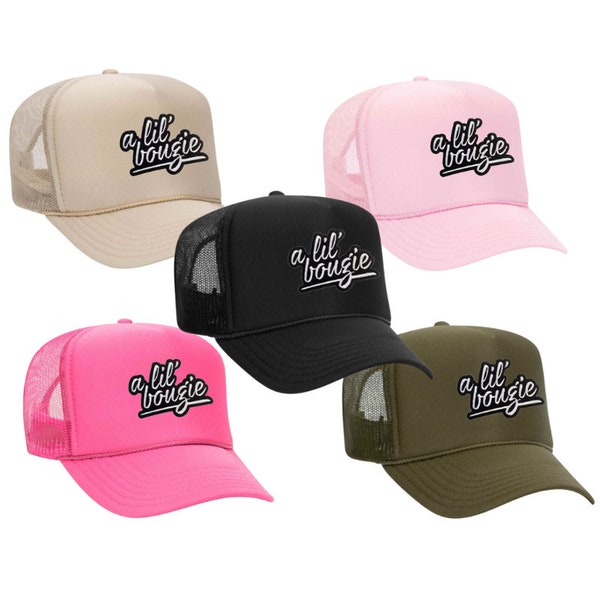 A Lil' Bougie - Embroidered Patch Trucker Hat (Multiple Colors)